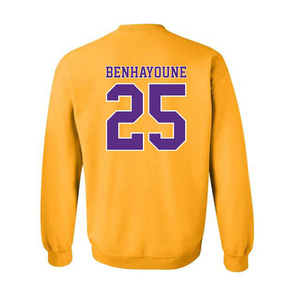 LSU - NCAA Men's Basketball : Adam Benhayoune - Classic Shersey Crewneck Sweatshirt