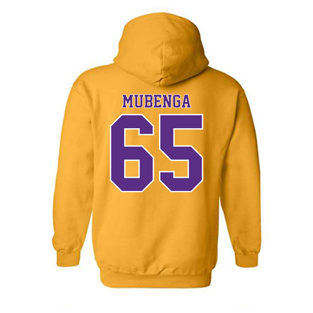 LSU - NCAA Football : Paul Mubenga - Classic Shersey Hooded Sweatshirt-1
