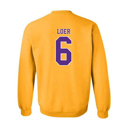 LSU - NCAA Baseball : Justin Loer - Classic Shersey Crewneck Sweatshirt