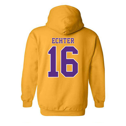 LSU - NCAA Women's Volleyball : Ellie Echter - Classic Shersey Hooded Sweatshirt