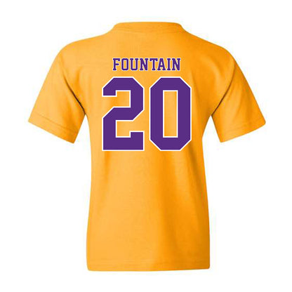 LSU - NCAA Men's Basketball : Derek Fountain - Classic Shersey Youth T-Shirt