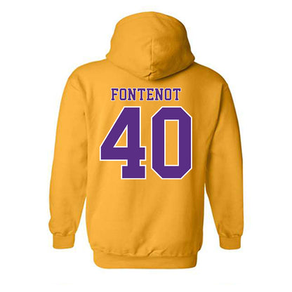 LSU - NCAA Baseball : Grant Fontenot - Classic Shersey Hooded Sweatshirt-1