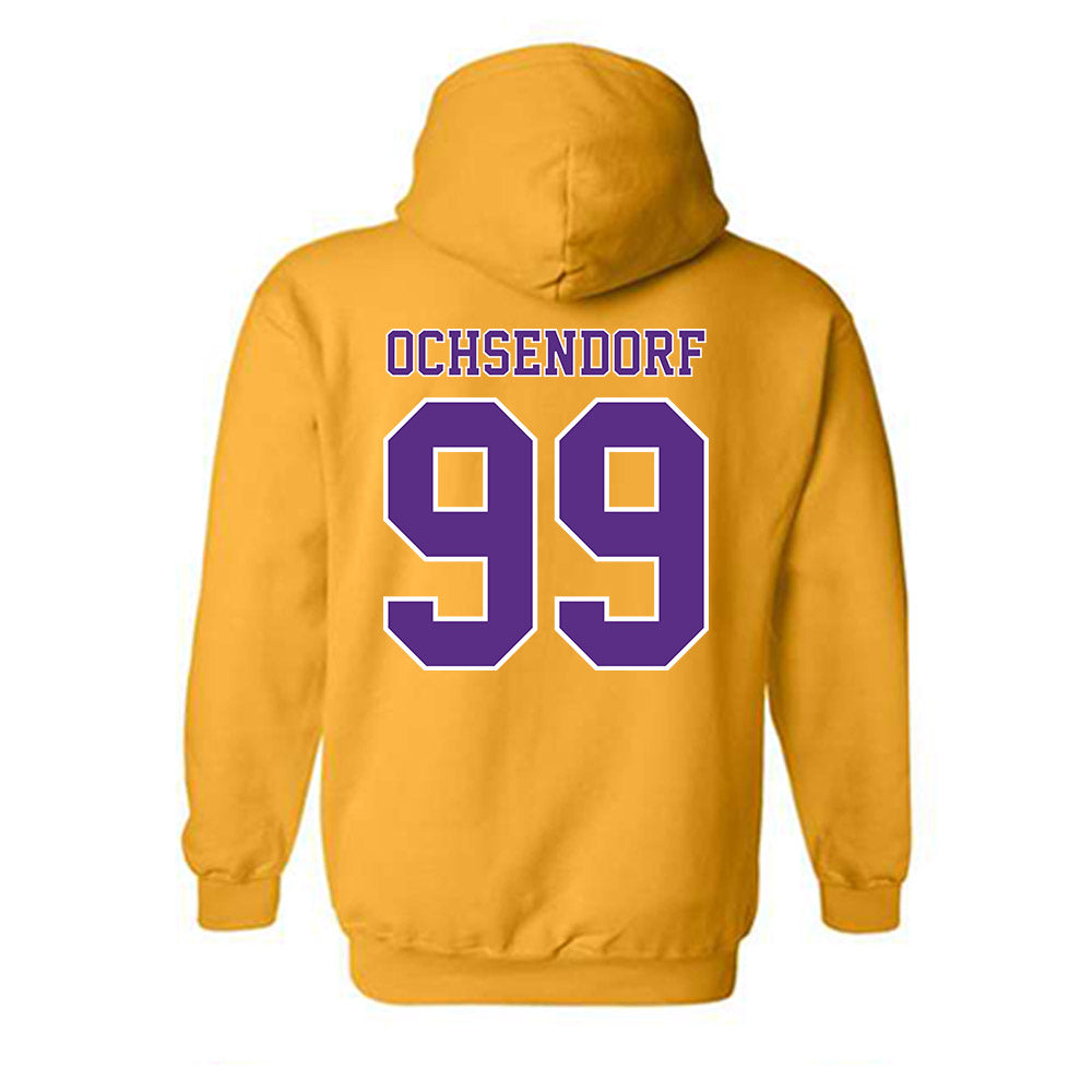 LSU - NCAA Football : Blake Ochsendorf - Classic Shersey Hooded Sweatshirt