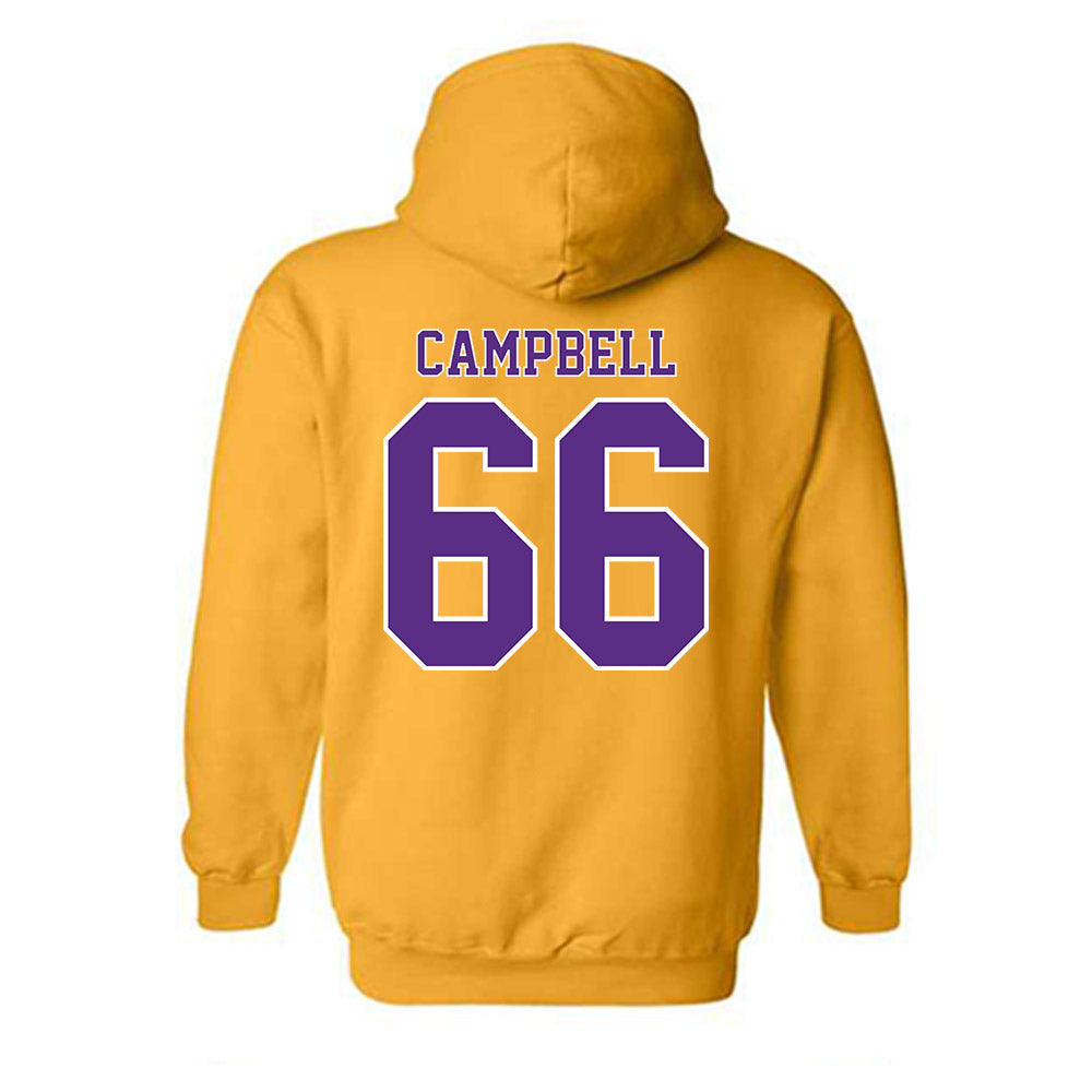 LSU - NCAA Football : Will Campbell - Classic Shersey Hooded Sweatshirt