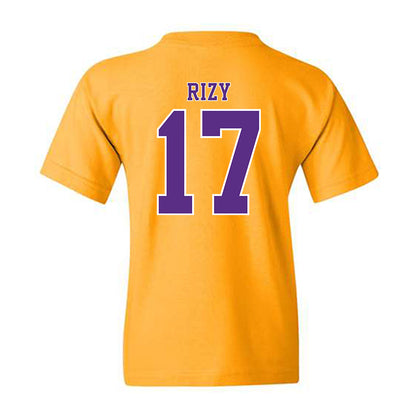 LSU - NCAA Baseball : Mavrick Rizy - Classic Shersey Youth T-Shirt-1