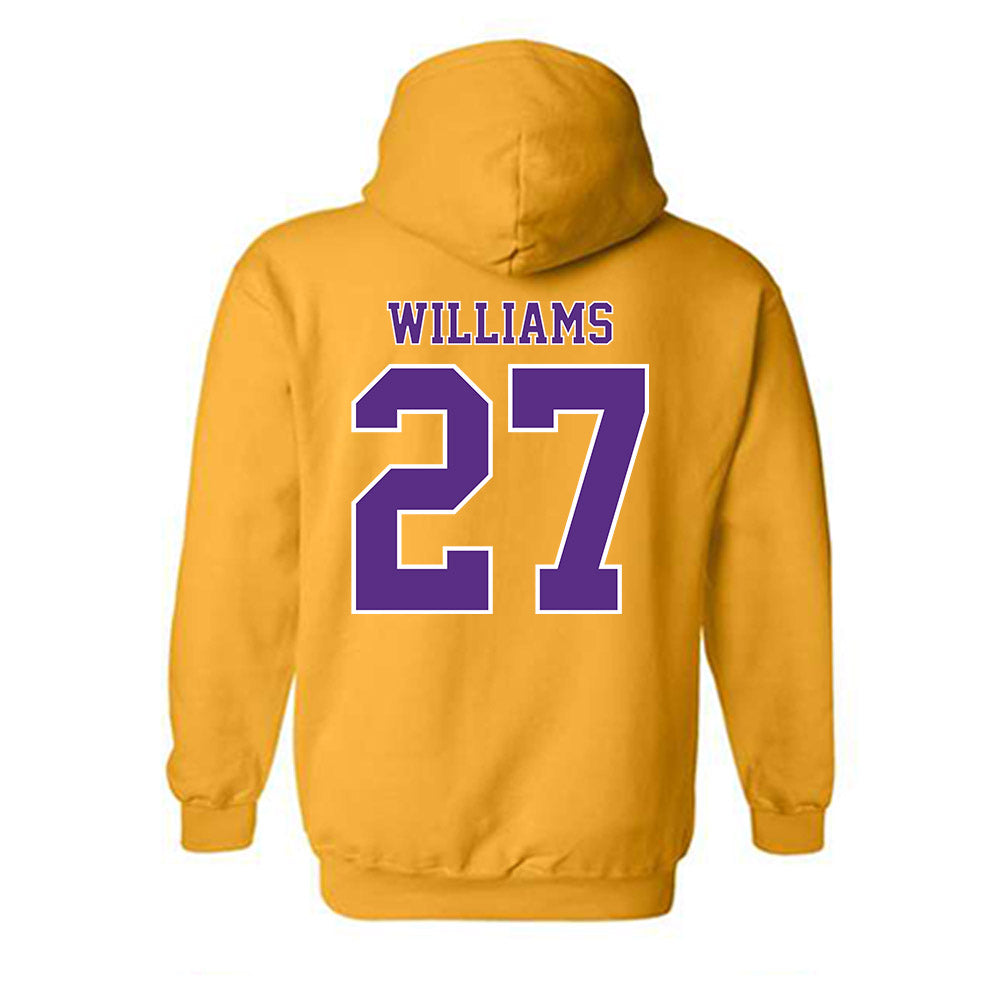 LSU - NCAA Football : Josh Williams - Classic Shersey Hooded Sweatshirt