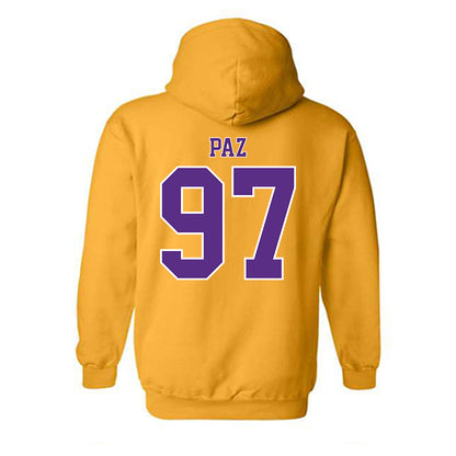 LSU - NCAA Baseball : Marcos Paz - Classic Shersey Hooded Sweatshirt-1