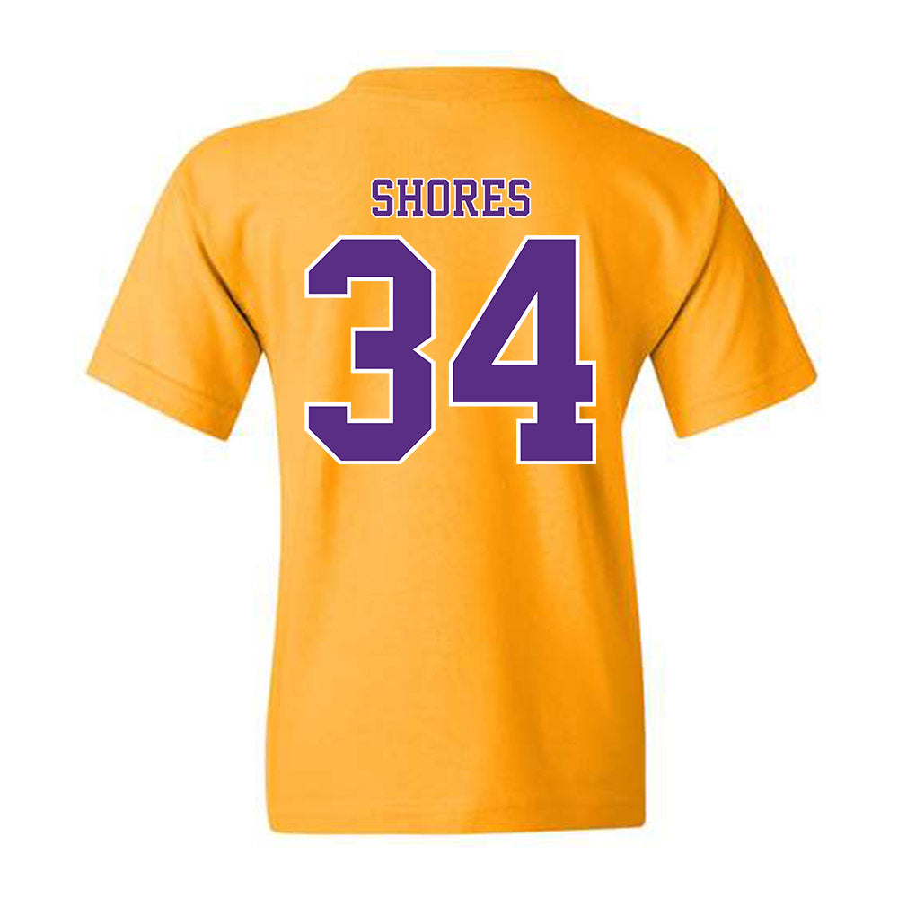 LSU - NCAA Baseball : Chase Shores - Classic Shersey Youth T-Shirt