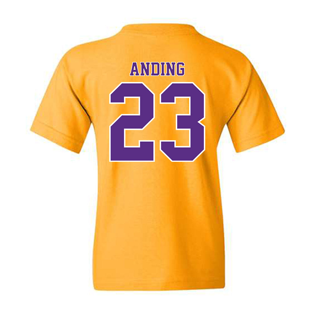 LSU - NCAA Football : Aidan Anding - Classic Shersey Youth T-Shirt-1
