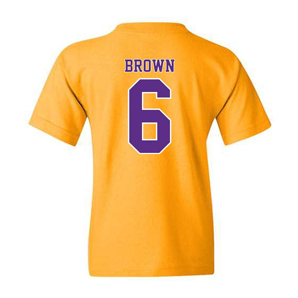 LSU - NCAA Football : Barion Brown - Classic Shersey Youth T-Shirt-1