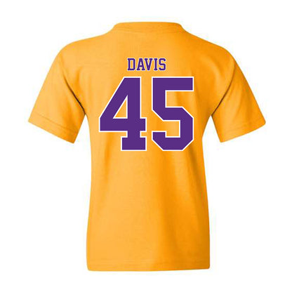 LSU - NCAA Football : Jake Davis - Classic Shersey Youth T-Shirt