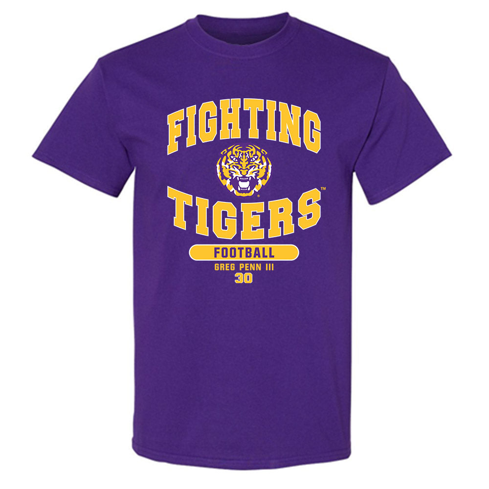 LSU - NCAA Football : Greg Penn III - Classic Fashion Shersey T-Shirt