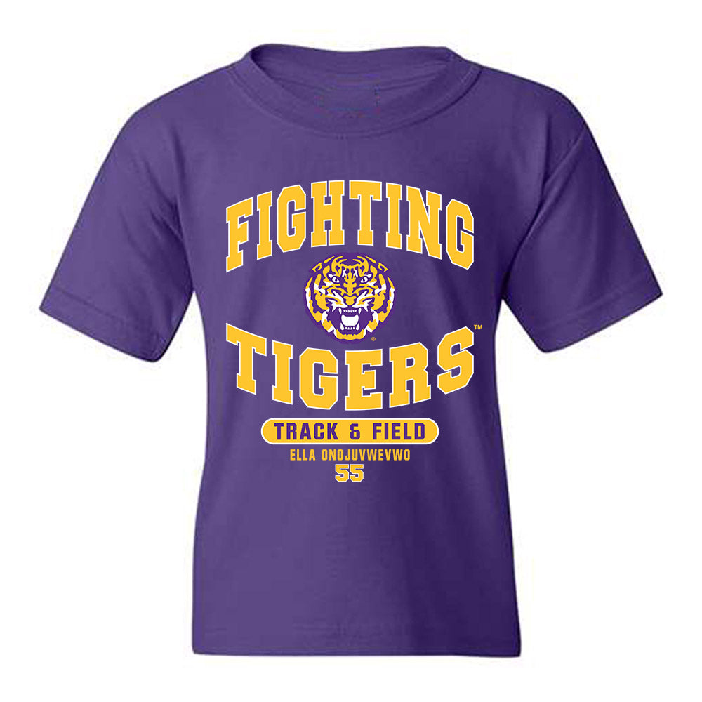 LSU - NCAA Women's Track & Field : Ella Onojuvwevwo - Classic Fashion Shersey Youth T-Shirt-0