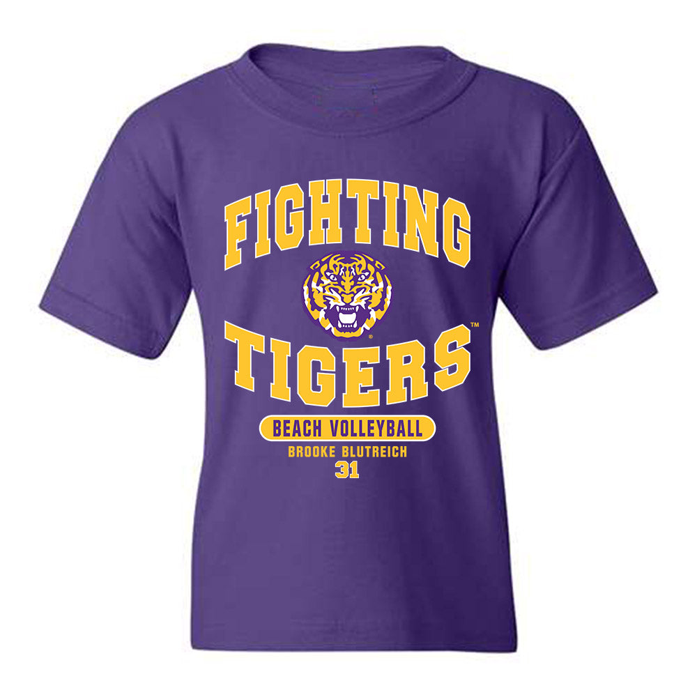 LSU - NCAA Beach Volleyball : Brooke Blutreich - Classic Fashion Shersey Youth T-Shirt