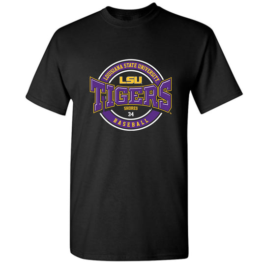 LSU - NCAA Baseball : Chase Shores - Classic Fashion Shersey T-Shirt