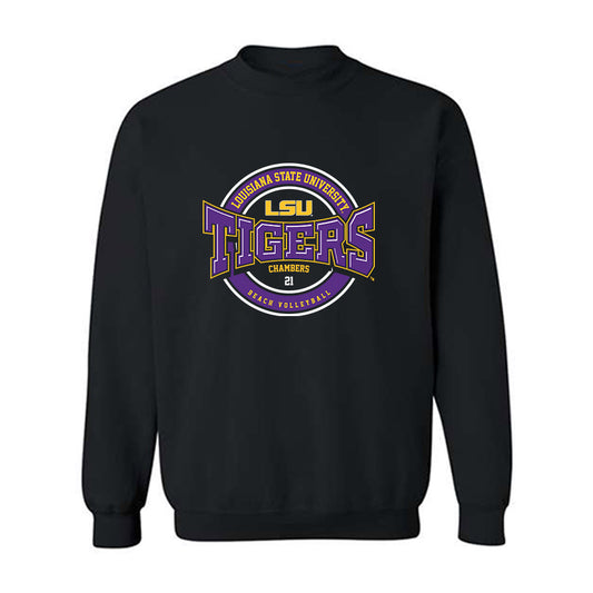 LSU - NCAA Beach Volleyball : Cassidy Chambers - Classic Fashion Shersey Crewneck Sweatshirt