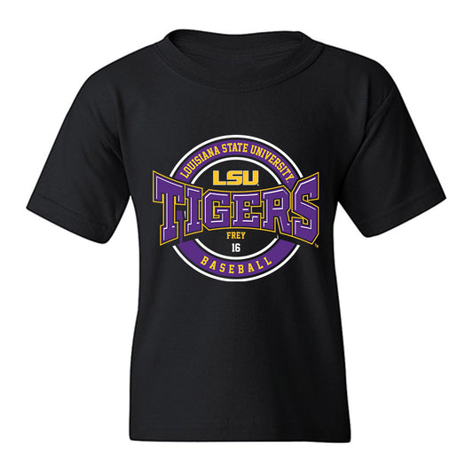 LSU - NCAA Baseball : Ethan Frey - Classic Fashion Shersey Youth T-Shirt-0