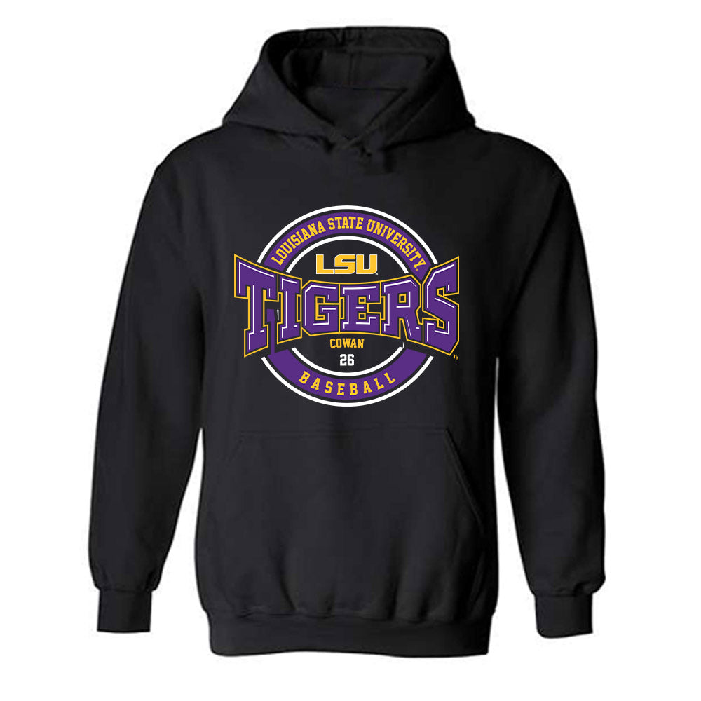 LSU - NCAA Baseball : Zac Cowan - Classic Fashion Shersey Hooded Sweatshirt-0