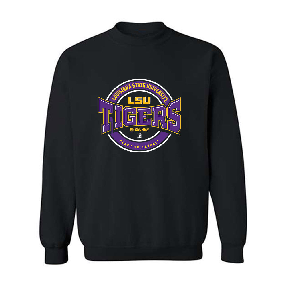 LSU - NCAA Beach Volleyball : Julia Sprecher - Classic Fashion Shersey Crewneck Sweatshirt-0