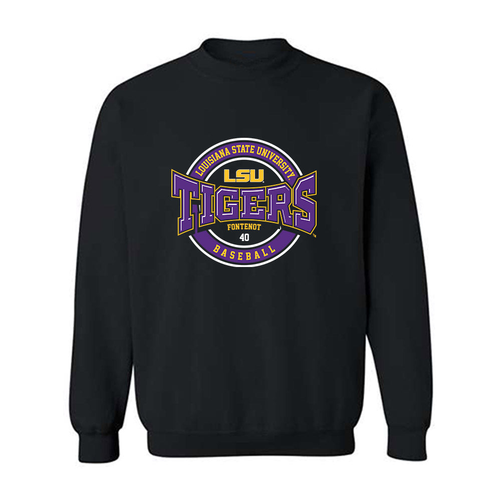 LSU - NCAA Baseball : Grant Fontenot - Classic Fashion Shersey Crewneck Sweatshirt-0