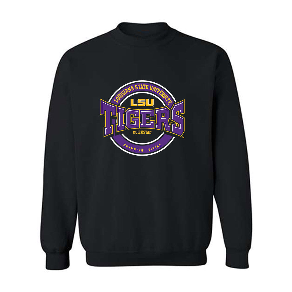 LSU - NCAA Men's Swimming & Diving : Collin Quickstad - Classic Fashion Shersey Crewneck Sweatshirt-0
