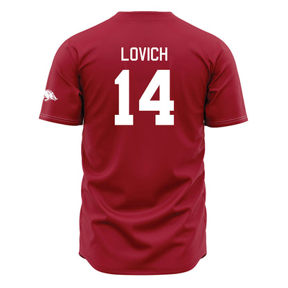 Arkansas - NCAA Baseball : Ross Lovich - Jersey