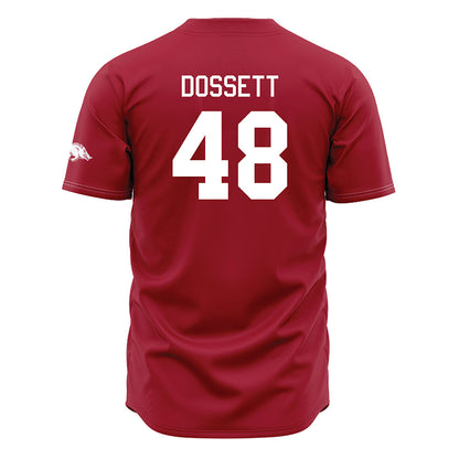 Arkansas - NCAA Baseball : Cooper Dossett - Jersey