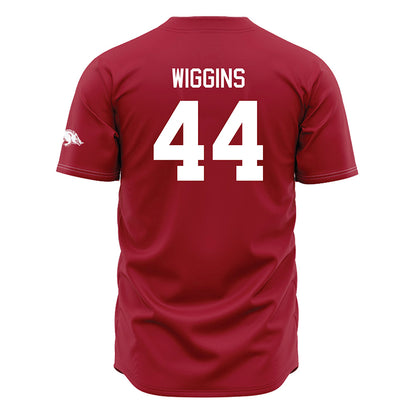 Arkansas - NCAA Baseball : Carson Wiggins - Cardinal Jersey