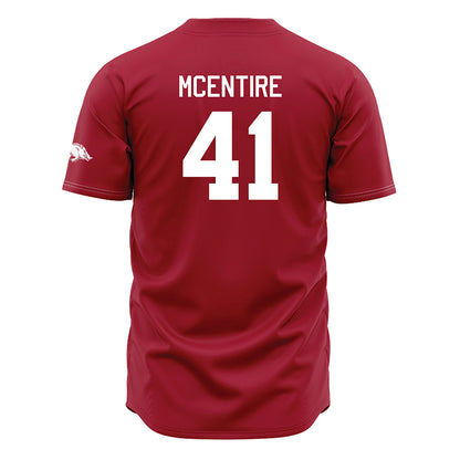 Arkansas - NCAA Baseball : Will McEntire - Jersey