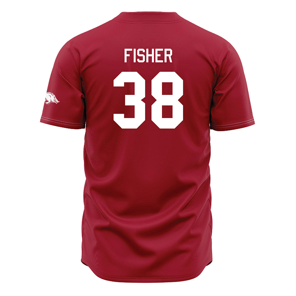 Arkansas - NCAA Baseball : Colin Fisher - Jersey