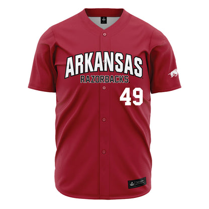 Arkansas - NCAA Baseball : Jackson Farrell - Cardinal Jersey
