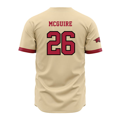 Arkansas - NCAA Baseball : Tate McGuire - Jersey