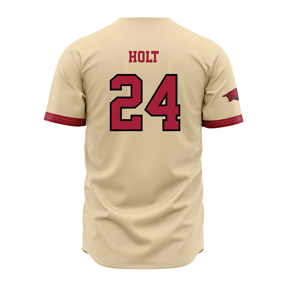 Arkansas - NCAA Baseball : Peyton Holt - Jersey