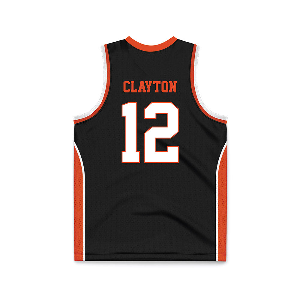 Syracuse - NCAA Men's Basketball : Anthony Clayton - Black Basketball Jersey