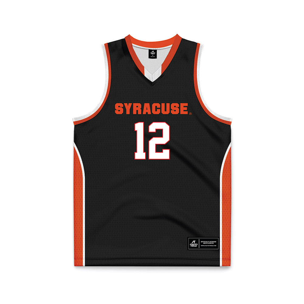 Syracuse - NCAA Men's Basketball : Anthony Clayton - Black Basketball Jersey