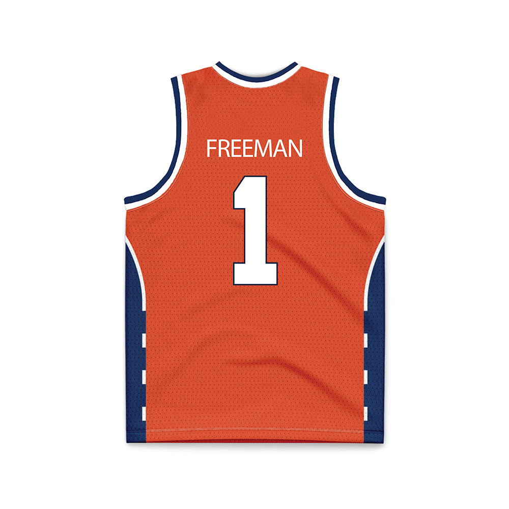 Syracuse - NCAA Men's Basketball : Donavan Freeman - Orange Basketball Jersey-1