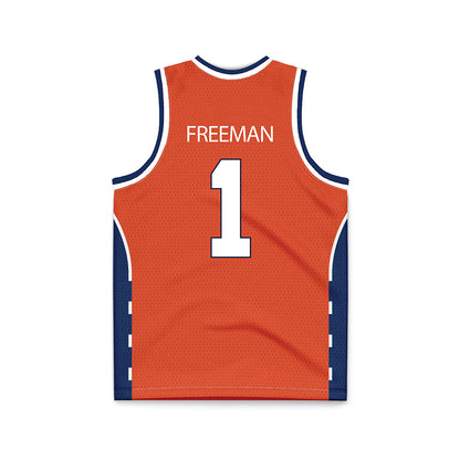Syracuse - NCAA Men's Basketball : Donavan Freeman - Orange Basketball Jersey-1