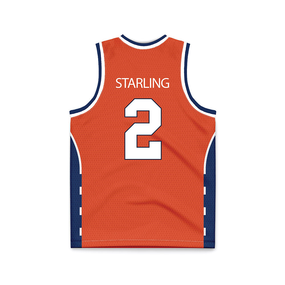 Syracuse - NCAA Men's Basketball : JJ Starling - Orange Basketball Jersey-1