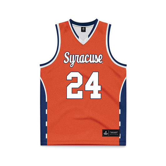 Syracuse - NCAA Men's Basketball : Noah Lobdell - Orange Basketball Jersey-0