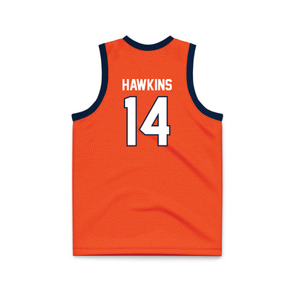 Syracuse - NCAA Women's Basketball : Shy Hawkins - Orange Basketball Jersey-1