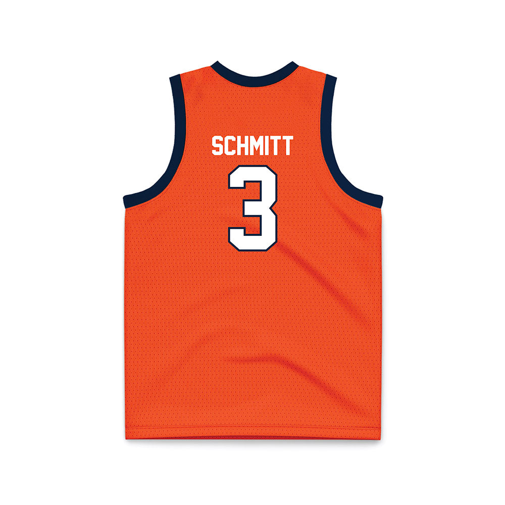 Syracuse - NCAA Women's Basketball : Olivia Schmitt - Orange Basketball Jersey-1