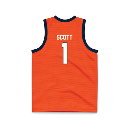 Syracuse - NCAA Women's Basketball : Keira Scott - Orange Basketball Jersey-1