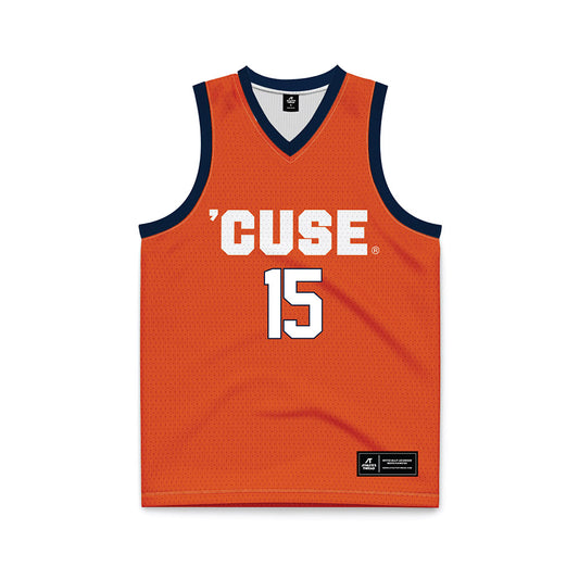 Syracuse - NCAA Women's Basketball : Angelica Velez - Orange Basketball Jersey