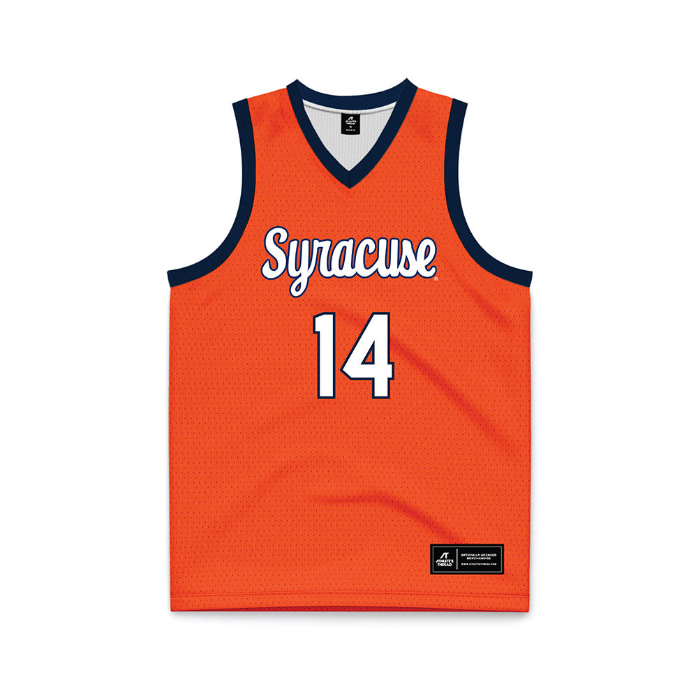 Syracuse - NCAA Women's Basketball : Shy Hawkins - Orange Basketball Jersey-0