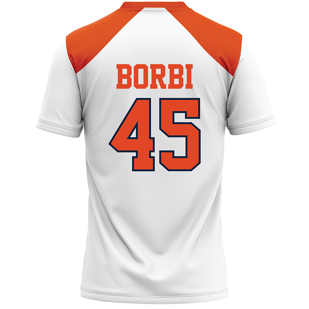 Syracuse - NCAA Women's Lacrosse : Mackenzie Borbi - White Lacrosse Jersey -1