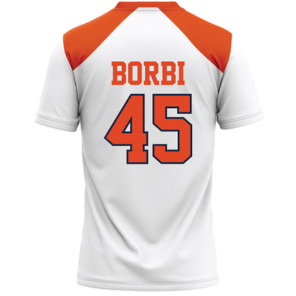 Syracuse - NCAA Women's Lacrosse : Mackenzie Borbi - White Lacrosse Jersey -1