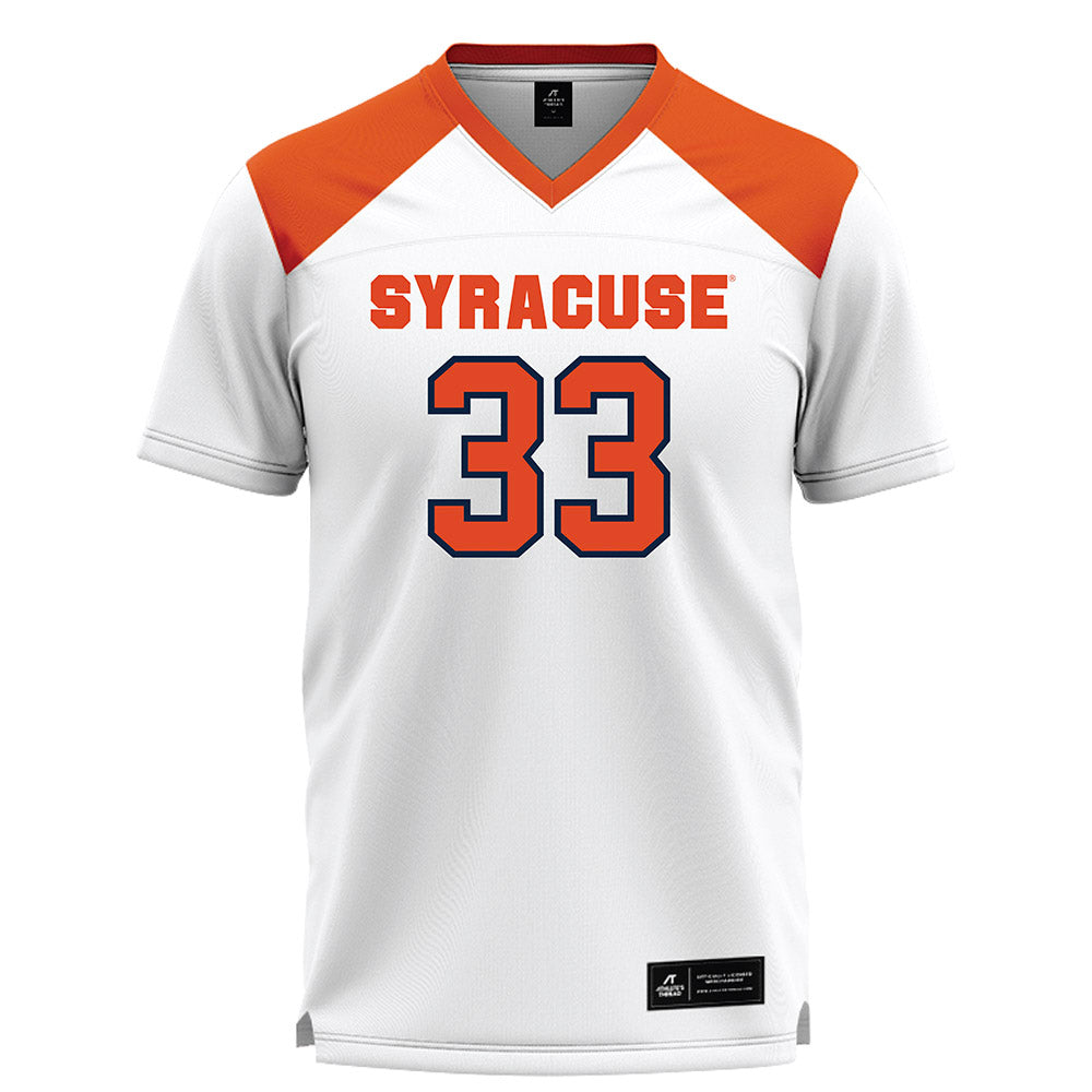 Syracuse - NCAA Women's Lacrosse : Joely Caramelli - White Lacrosse Jersey -0