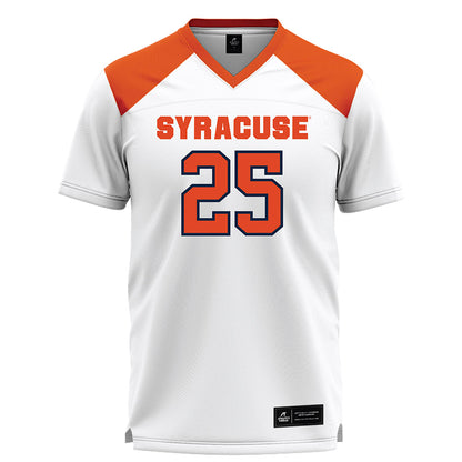 Syracuse - NCAA Women's Lacrosse : Ella Blesi - White Lacrosse Jersey -0