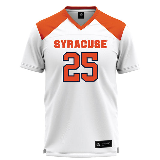Syracuse - NCAA Women's Lacrosse : Ella Blesi - White Lacrosse Jersey -0