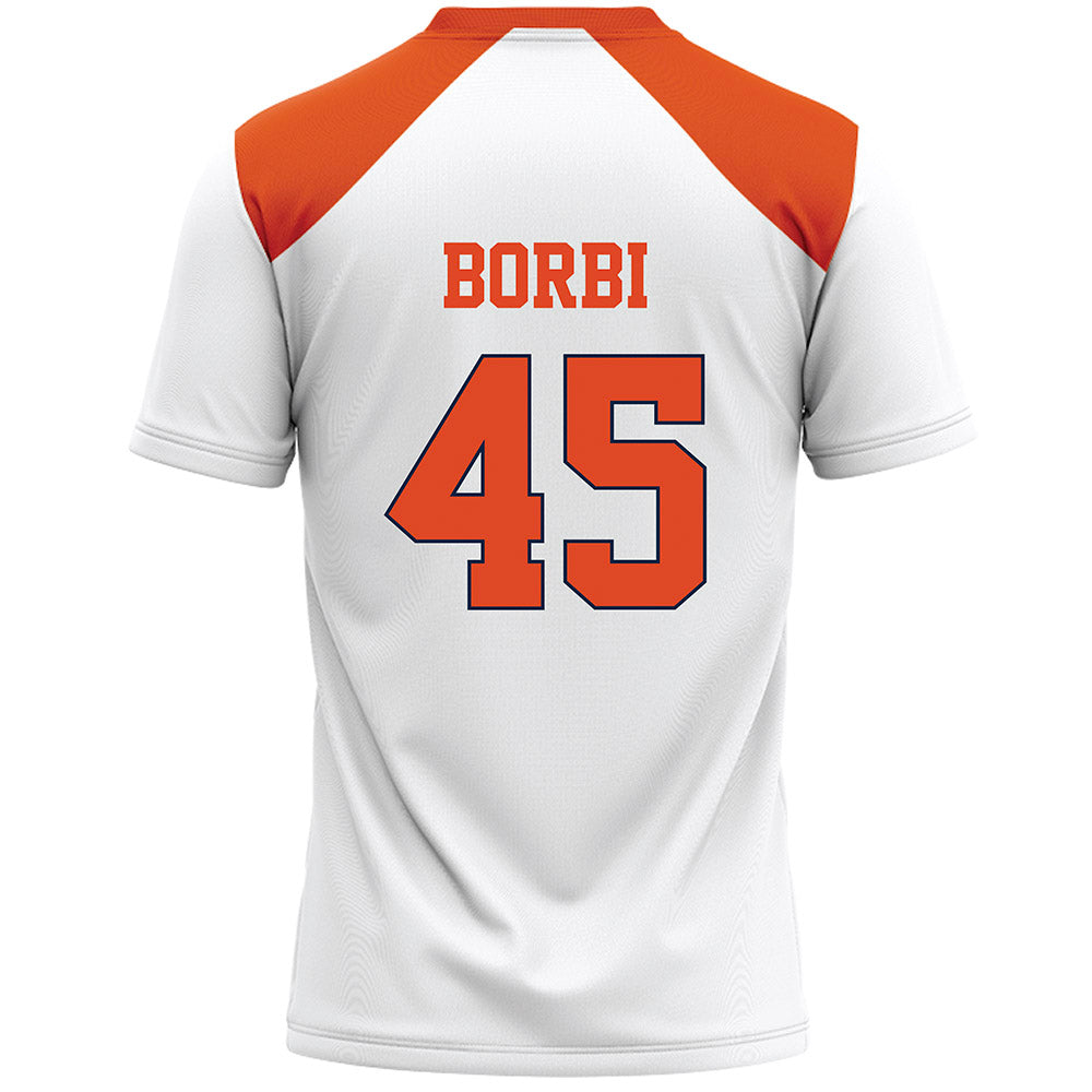 Syracuse - NCAA Women's Lacrosse : Mackenzie Borbi - White Lacrosse Jersey -1